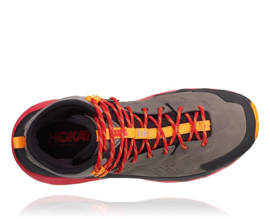 Sapatilhas Hoka One One Masculino Marrom/Pretas - Kaha Gore-Tex - 974-QEXPUI